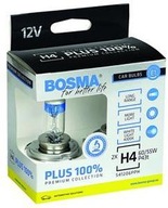 BOSMA PLUS 100% H4 ŽIAROVKY 12V 60/55W DUO BOX