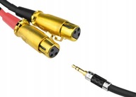 Kábel Klotz 2x XLR samica - 3,5 jack 5m