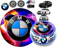 SADA TORTOVÝCH TORT LOGO BMW + TEXTOVÁ GRAFIKA