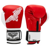 BELTOR BOXERSKÉ RUKAVICE SPARING TRÉNING TIGER RED 14OZ