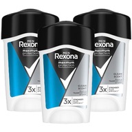 Rexona Men Maximum Clean antiperspirant 3x45 ml