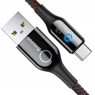 BASEUS SILNÝ USB KÁBEL USB-C TYP-C SPLETOVÝ KÁBEL RÝCHLE NABÍJANIE 3.0 3A 1m