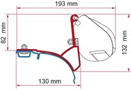 STREŠNÝ ADAPTÉR PRE MARKÍZU FIAMMA F35 VW T5/T6