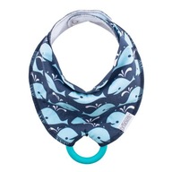 Bandana podbradník Dr. Browna s hryzátkom Whales