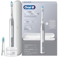 STRIEBORNÁ ZUBNÁ KEFKA ORAL-B PULSONIC SLIM LUXE 4500