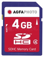 Pamäťová karta AgfaPhoto SDHC 4GB triedy 4