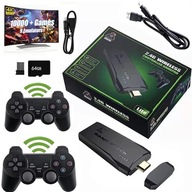 HDMI TV HERNÁ KONZOLA S 2X PAMÄŤOVOU KARTOU GAMEPAD 64G 20000+ HRY