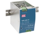 NAPÁJACÍ ZDROJ DIN NDR-480-24 24V 20A 480W ZNAMENÁ DOBRE