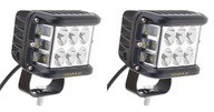 PREDNÉ SVETLOMETY LED PRACOVNÉ LAMPY 32W PREDNÁ STRANA 12/24V