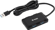 YENKEE YHB4341 USB 3.0 Hub 4-port 5 Gb/s čierny