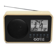 RETRO HODINY RÁDIO Gotie GRA110C ČIERNA