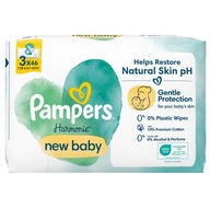 PAMPERS Harmonie New Baby Vlhčené obrúsky pre deti balenie. 3x46 ks