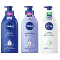 NIVEA lotion telové mlieko sada 3*625ml