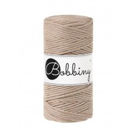 Bobbins Twisted macrame string, 3mm, sand