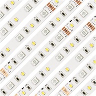 LED pás 12V 300 SMD 5050/2835 5m RGB+WW Pestr.