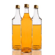 20X ŽULOVÁ Fľaša 500ml na WHISKY LIKÉRY VÍNO VODKA LIKÉR SVADOBNÝ ŠŤAV