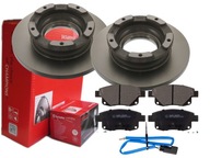 BREMBO ZADNÉ KOTOUČE, DESTIČKY, FORD TRANSIT VI 280MM