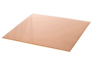 Medený plech medený Cu formát 200x200x2,0mm | plech 2mm - 20x20cm