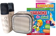 Bezdrôtový Bluetooth reproduktor + 2 mikrofóny + POLISH Karaoke pre deti