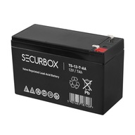 AGM SECURBOX BATÉRIA 12V 7Ah UPS ALARM AUTA BEZÚDRŽBOVÉ