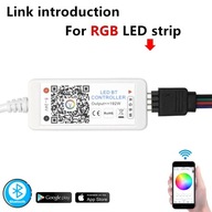 RGB/RGBW BLUETOOTH MICRO LED ovládač 100W 5-24V