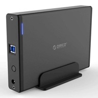 Kryt HDD 3,5' Orico, USB 3.0, SATA (čierny)