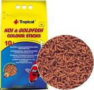 TROPICAL Koi&Goldfish Color Sticks 800g/10L Pond Food