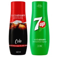 SODASTREAM Koncentrátová sada príchute COLA a 7UP