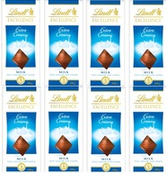 8x100g LINDT Excellence extra krémová čokoláda