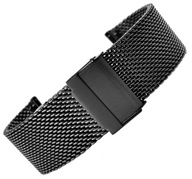 Náramok na hodinky BLACK HRUBÝ 26mm MESH