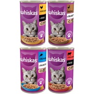 Whiskas Adult mix príchutí mokré krmivo 12x 400g