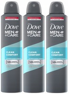 Dove Men+Care Antiperspirant Clean Comfort 3 x 250