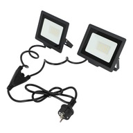 2x LED reflektor 50W halogénová žiarovka + 1,4M KÁBEL