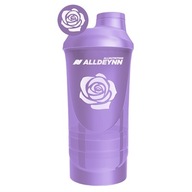 ALLDEYNN SHAKER FIALOVÝ 600ML+350ML ĽAHKÝ SHAKER PROTEÍNOVÉ SITKO