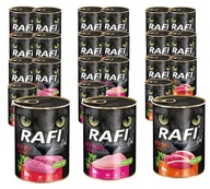 Krmivo RAFI CAT - mix 3 príchutí - 24x400g