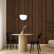 Tapeta LAMELES WOOD Imitation 3D BOARDS For the Living Room