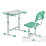 Piccolino II Green nastaviteľný písací stôl so stoličkou