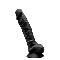 Silikónové dildo Silexd Model 1 23cm čierne