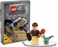 LEGO JURASSIC WORLD môže súprava 4 knihy + PRACOVNÍK PARKU + RAPTOR