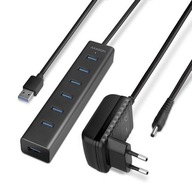 HUE-SA7BP Hub 7-portový USB 3.2 GEN 1 hliníkový cha