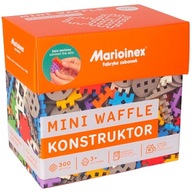 Marioinex Waffle Stavebné bloky Mini Waffle Constructor 300 prvkov