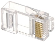 ZÁSTRČKA, ZÁSTRČKY RJ45, SVORKY RJ 45, kategória RJ-45 6, 100 ks.