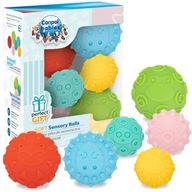 CANPOL BALLS SENSORY BALLS SET 6 KS