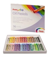 PENTEL Pastelové olejové pastelky 36 farieb PHN36