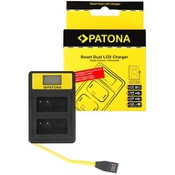 PATONA Smart DUAL LCD USB nabíjačka DMW-BLC12PP