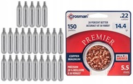 Crosman Magnum Domed 5,5 Diabolo + CO2 pelety 25 ks