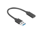 Lanberg Adaptér USB-C(F) 3.1 na USB-A(M) 15 cm