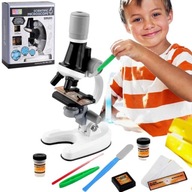 1200 x mikroskop pre deti Edukačná sada