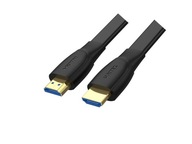 HDMI 2.0 4K 60Hz plochý kábel 3m Unitek