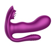 VIBRATOR 3v1 stimulátor klitorisu a konečníka